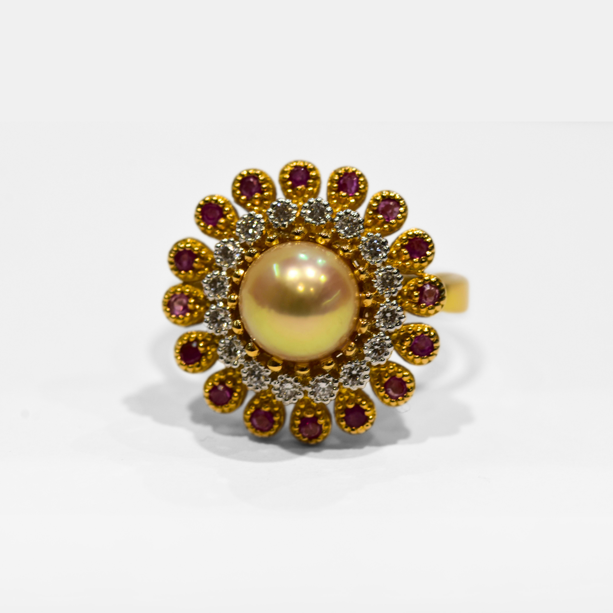 Picture of Natural Pearl Ring 